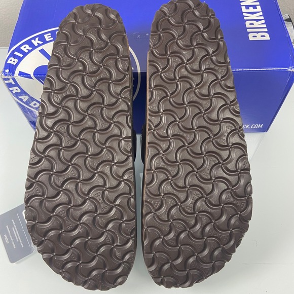 Birkenstock Size 40 M7 W9 Boston BS Soft Footbed Leather Clogs Dark Brown NEW - Picture 10 of 11